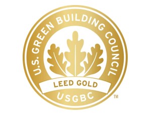 Logo for LEED gold certification